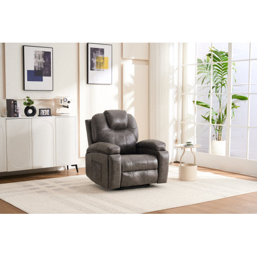 Power Lift Recliner Chair with Massage for Elderly, Overstuffed Wide Recliners, Heavy Duty and Safety Motion Reclining Mechanism