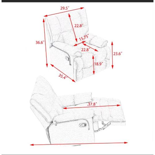 Single chair cyan comfortable seat, the seat is soft and comfortable, suitable for small living room space single sofa
