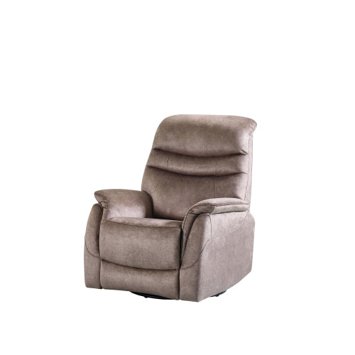 Rocking Swivel Recliner Chair for Living Room, 360 Degree Swivel, Adjustable Modern Reclining Chair, Classic and Traditional Recliner Sofa with Lumbar Support (Dark Grey)