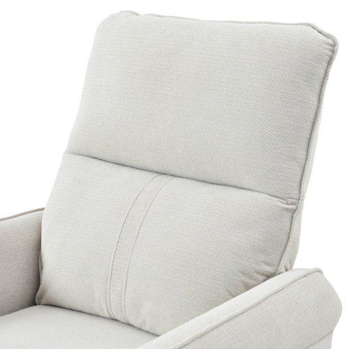 360° Swivel Rocker Recliner Chair,Swivel Nursery Rocking Chair,Glider Chair,Modern Rocking Swivel Recliner Chair for Bedroom,Living Room Chair Home Theater Seating(Fabric Gray+360°Swivel )