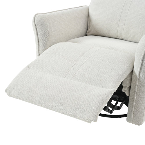 360° Swivel Rocker Recliner Chair,Swivel Nursery Rocking Chair,Glider Chair,Modern Rocking Swivel Recliner Chair for Bedroom,Living Room Chair Home Theater Seating(Fabric Gray+360°Swivel )