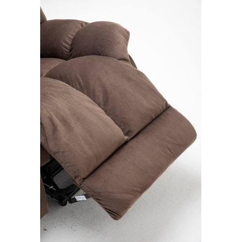 Power Lift Recliner Chair for Elderly- Heavy Duty and Safety Motion Reclining Mechanism-Fabric Sofa Living Room Chair