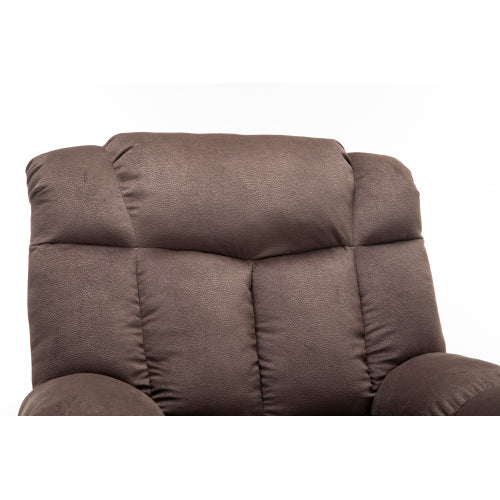 Power Lift Recliner Chair for Elderly- Heavy Duty and Safety Motion Reclining Mechanism-Fabric Sofa Living Room Chair