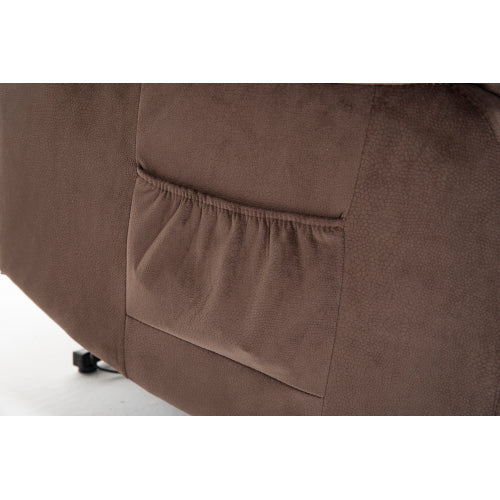 Power Lift Recliner Chair for Elderly- Heavy Duty and Safety Motion Reclining Mechanism-Fabric Sofa Living Room Chair