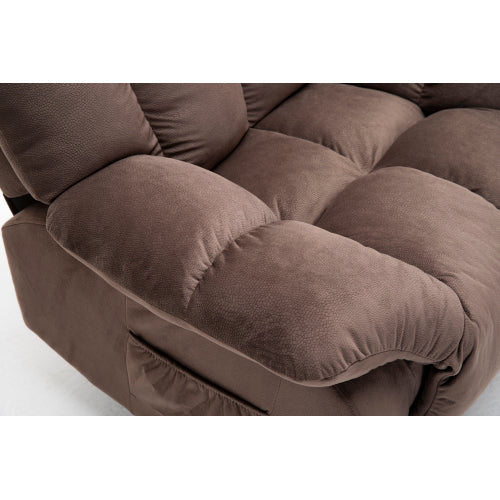 Power Lift Recliner Chair for Elderly- Heavy Duty and Safety Motion Reclining Mechanism-Fabric Sofa Living Room Chair