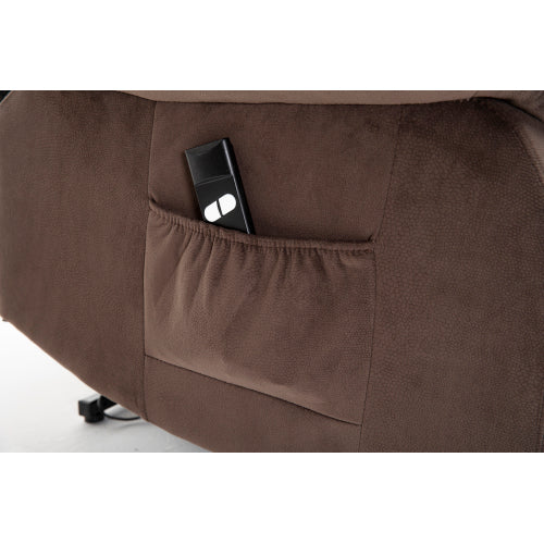 Power Lift Recliner Chair for Elderly- Heavy Duty and Safety Motion Reclining Mechanism-Fabric Sofa Living Room Chair