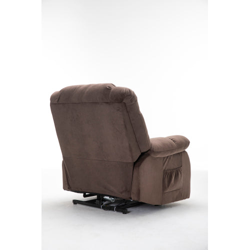 Power Lift Recliner Chair for Elderly- Heavy Duty and Safety Motion Reclining Mechanism-Fabric Sofa Living Room Chair