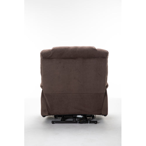 Power Lift Recliner Chair for Elderly- Heavy Duty and Safety Motion Reclining Mechanism-Fabric Sofa Living Room Chair