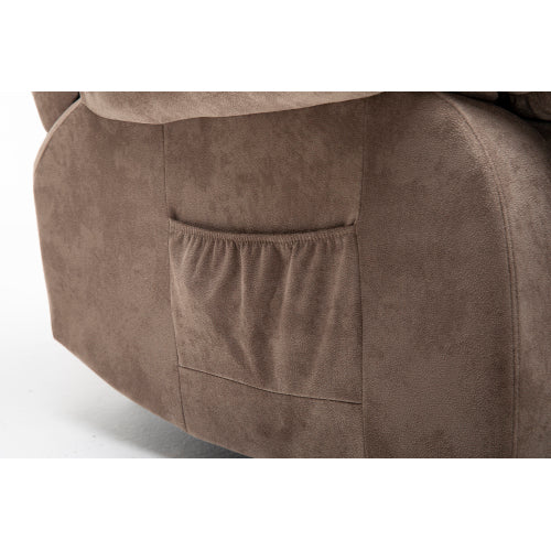 Power Lift Recliner Chair for Elderly- Heavy Duty and Safety Motion Reclining Mechanism-Fabric Sofa Living Room Chair