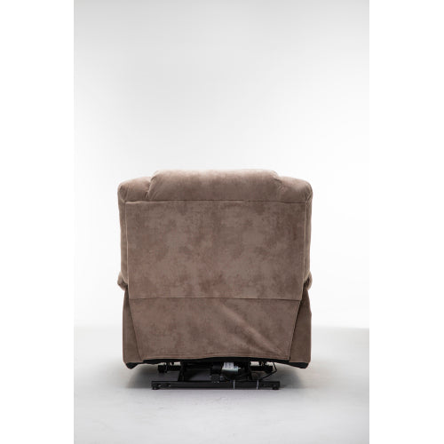 Power Lift Recliner Chair for Elderly- Heavy Duty and Safety Motion Reclining Mechanism-Fabric Sofa Living Room Chair