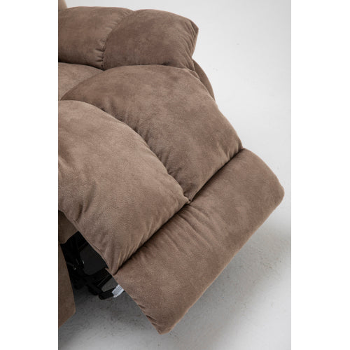 Power Lift Recliner Chair for Elderly- Heavy Duty and Safety Motion Reclining Mechanism-Fabric Sofa Living Room Chair