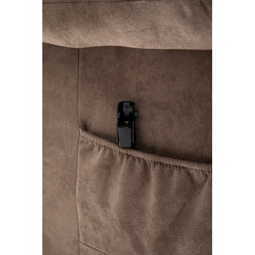 Power Lift Recliner Chair for Elderly- Heavy Duty and Safety Motion Reclining Mechanism-Fabric Sofa Living Room Chair
