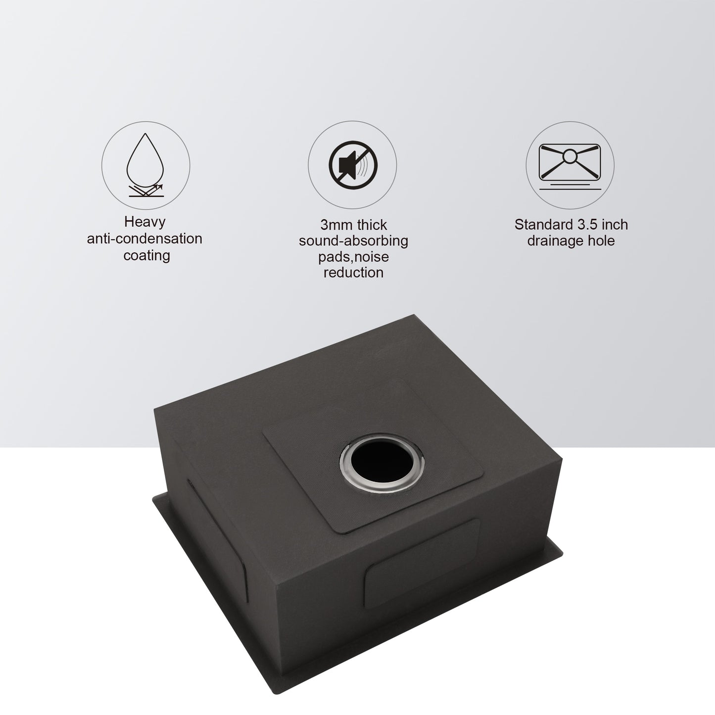 21 Inch Undermount Sink - 21" x 18" x 9" Undermount Stainless Steel Kitchen Sink 16 Gauge 9 Inch Deep Single Bowl Kitchen Sink Basin