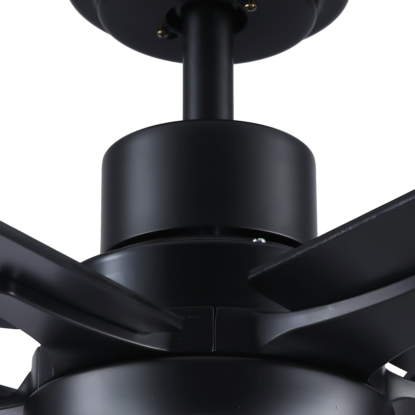 52" Black Lowe Profile Ceiling Fan with Light