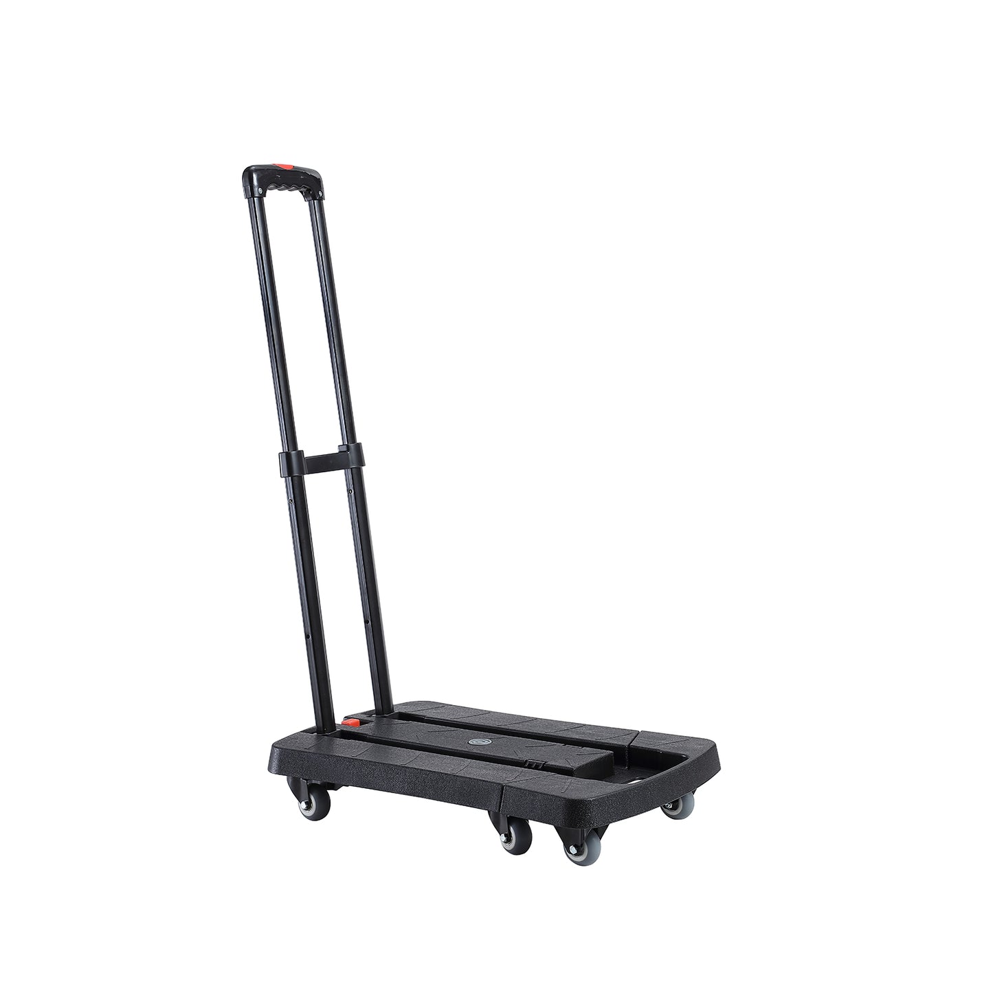 330 lbs. Folding Hand Truck, Dolly Cart for Moving, 6 Wheels Telescoping Hand Cart for Travel House Office Moving