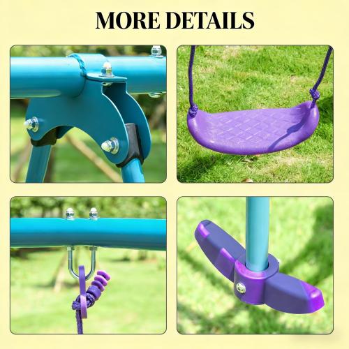 Outdoor Swing Set,Metal Swing Set