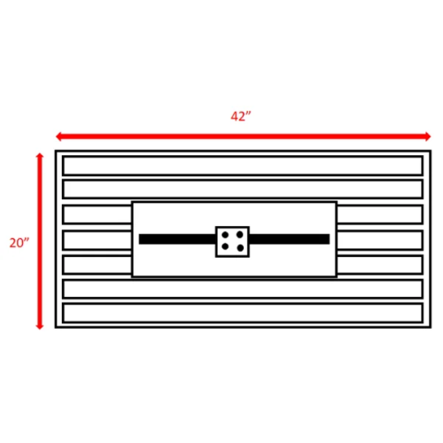 24 H Steel Propane Outdoor Fire Pit Table With Lid - CM-1124