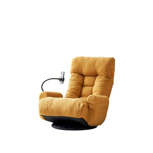 5-Angle Adjustable 360 degree Rotatable Leisure Sofa Chair with Phone Holder