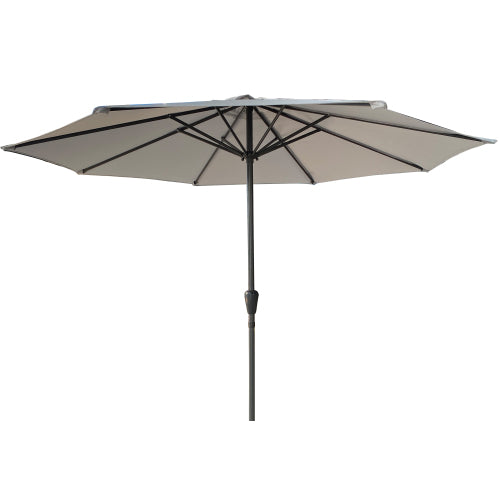 Outdoor Patio Aluminum Umbrella, Outdoor Table Umbrella,Market Umbrella with 8 Sturdy Ribs