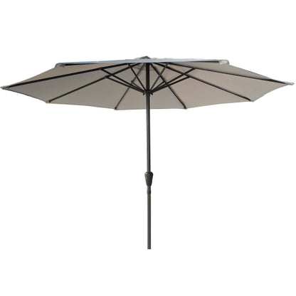 Outdoor Patio Aluminum Umbrella, Outdoor Table Umbrella,Market Umbrella with 8 Sturdy Ribs