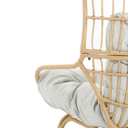 Palos Outdoor Wicker Loveseat - Light Brown