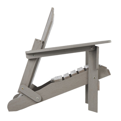 Oversize Embossed Wooden Outdoor Folding  Chair with Pre-Assembled BackRest & SeatBoard, Wood Patio Chair for Garden Backyard Porch Pool Deck Firepit