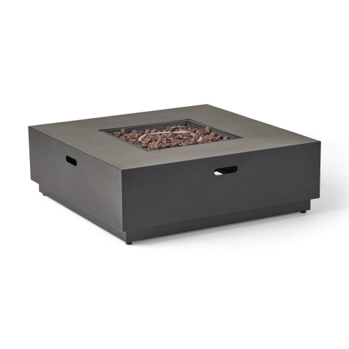 40  SQUARE IRON FIRE PIT - 50 000 BTU