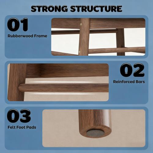 Set of 4 Curved Back Dining Chairs Linen Upholstered Kitchen Chair