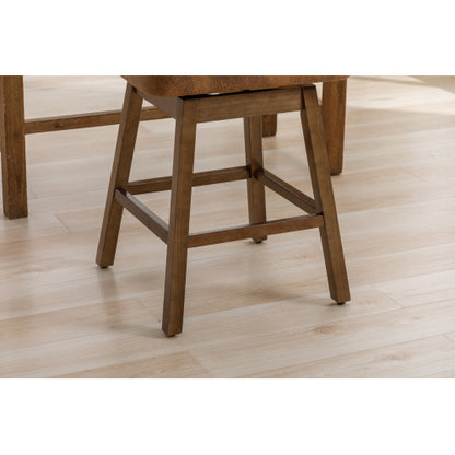 Rotating bar chair, counter height bar chair with backrest, leather rotating kitchen stool with wooden legs and footrest, soft cushion bar  chair, kitchen island