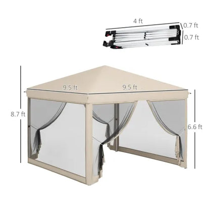 Outdoor Screen Room House,Pop Up Canopy Tent