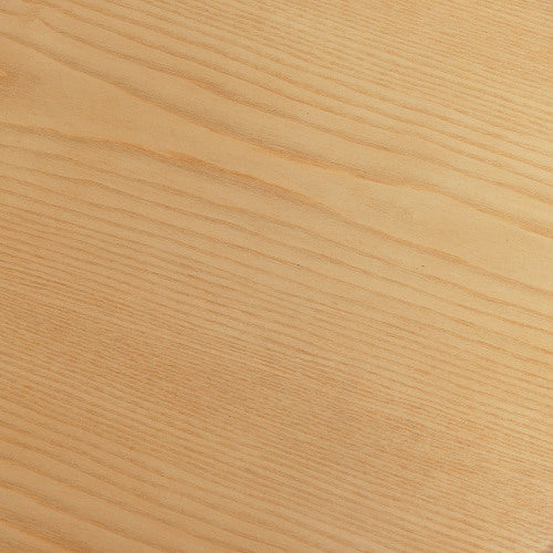 Round Solid Wood End Table Natural Oak Veneer Pedestal Side Table