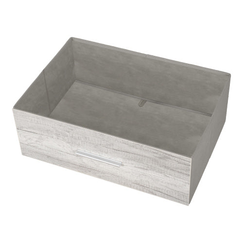 6-Drawer Dresser with Large Fabric Drawers, Grey