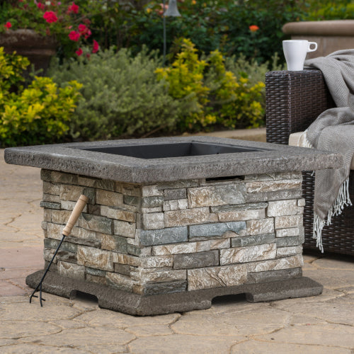 28" SQUARE MGO FIRE PIT
