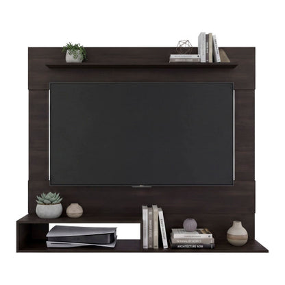 Being Floating Entertainment 55" Center with TV Space, One Superior Shelf, Two Storage Shelves, Wall-Mounted Media Console for Small Spaces and Home Organization