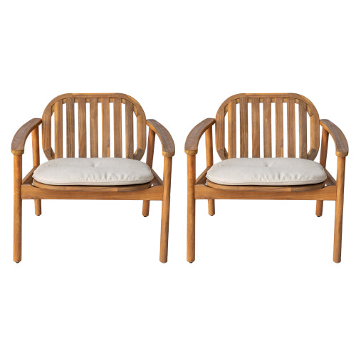 Meja Club Chair With Cushion, Set of 2