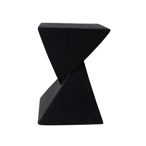 TESS Modern Side Table – Stylish End Table Compatible with Living Room, Bedroom, or Office,Versatile Home Furniture,Black Color