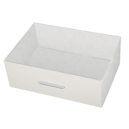 8-Drawer Dresser with Large Fabric Drawers, White