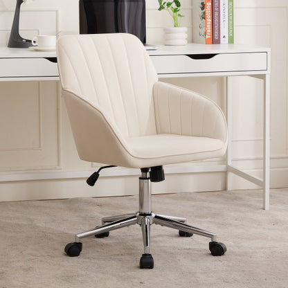 Adjustable Office Chair, Home Bedroom, Ergonomic Swivel Chair, Backrest Seat, Comfortable for Long Sitting