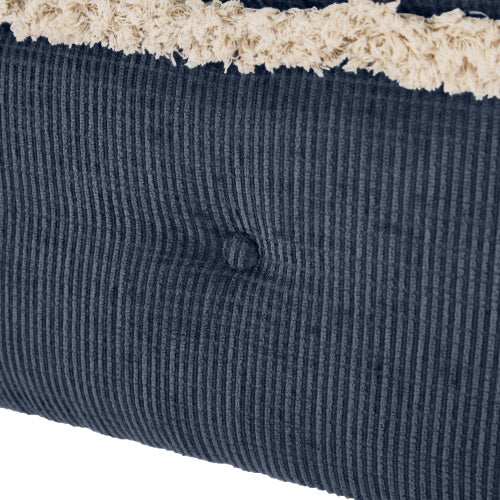 29.5'' Storage Ottoman Bench Tufted Upholstered End of Bed Bench with Fringe