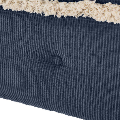 29.5'' Storage Ottoman Bench Tufted Upholstered End of Bed Bench with Fringe