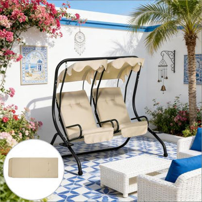 Set of 2 Replacement Cushions,Outdoor Porch Swing Cushions