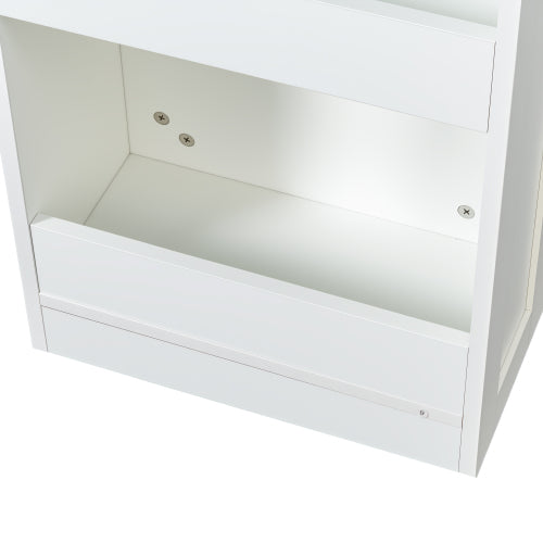 7 Tier Slim Pull Out Storage Shelf Narrow Gap Organizer For Kitchen Living Room