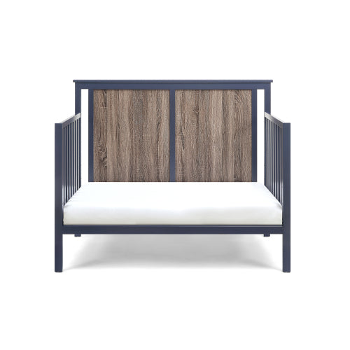 4-in-1 Convertible Crib Midnight Blue/Vintage Walnut