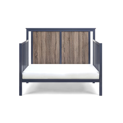 4-in-1 Convertible Crib Midnight Blue/Vintage Walnut
