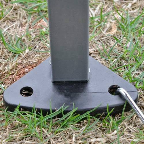 Outsunny 13' x 11' Hexagonal Pop Up Gazebo, Heavy Duty Outdoor Canopy Tent with 6 Mesh Sidewall Netting, 3-Level Adjustable Height and Strong Steel Frame, Brown