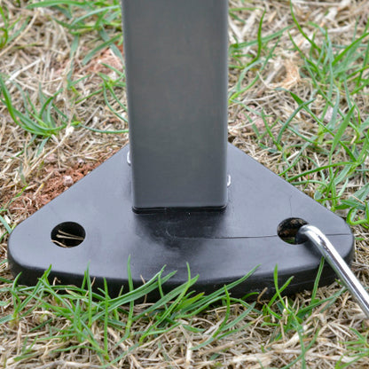 Outsunny 13' x 11' Hexagonal Pop Up Gazebo, Heavy Duty Outdoor Canopy Tent with 6 Mesh Sidewall Netting, 3-Level Adjustable Height and Strong Steel Frame, Brown