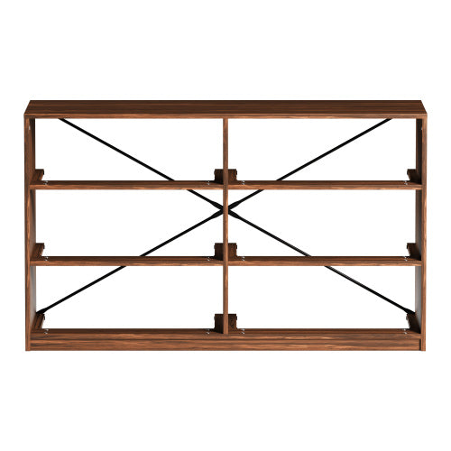 6-Drawer Dresser with Large Fabric Drawers, Walnut