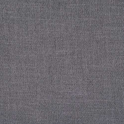 Mid-Century Upholstered Rubberwood Dining Chairs, Set of 2, Dark Gray/Natural