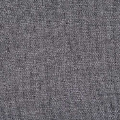 Mid-Century Upholstered Rubberwood Dining Chairs, Set of 2, Dark Gray/Natural