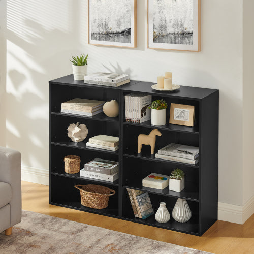 Detachable 8-Layer Adjustable CD DVD Storage Cabinet Multi-purpose Home Bookcase